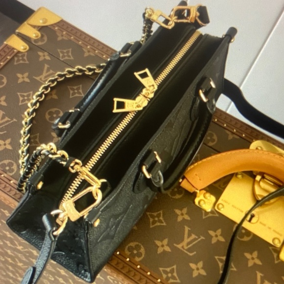 Louis Vuitton Black Satchel with Gold Chain - Picture 5 of 7